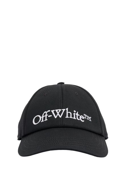 Bomuld cap Off-white sort