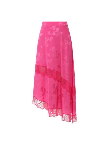 Шелковая юбка Zadig&voltaire, розовая