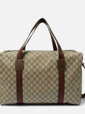Τσάντα ταξιδιού Gucci μπεζ
