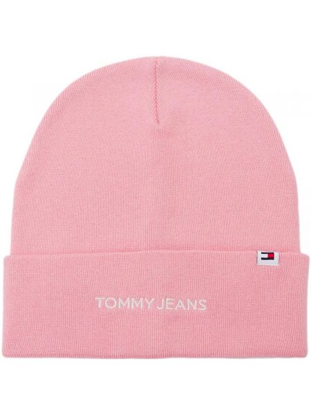 Sapka Tommy Jeans rózsaszín