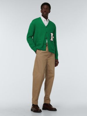 Vlnený kardigán Polo Ralph Lauren zelená