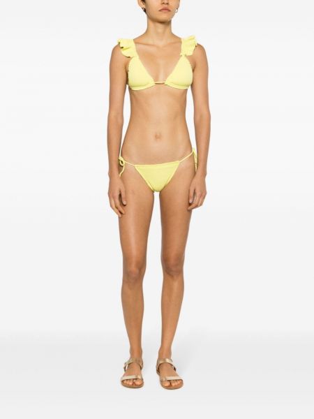 Bikini à volants Clube Bossa jaune