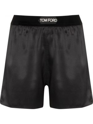 Hedvábné kraťasy Tom Ford černé
