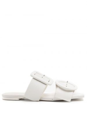 Asümmeetrilised lukuga sandaalid Gloria Coelho valge