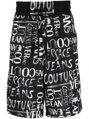 Džínsové šortky s potlačou Versace Jeans Couture