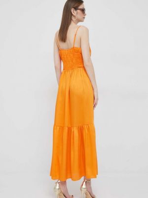 Dlouhé šaty Artigli oranžové