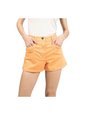 Jeans shorts Patrizia Pepe orange
