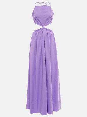 Vestido largo Staud violeta