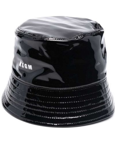 Sombrero con estampado Msgm negro