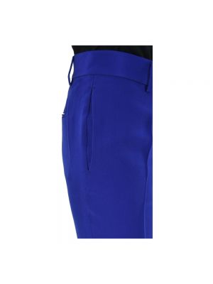Pantalones chinos con botones de seda Dsquared2 azul