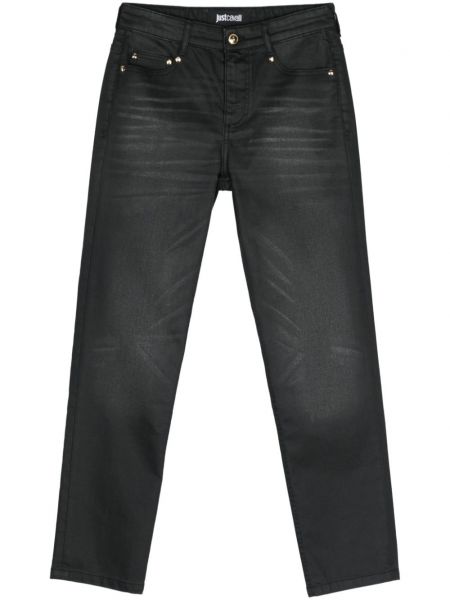 Skinny fit jean pantolon Just Cavalli siyah