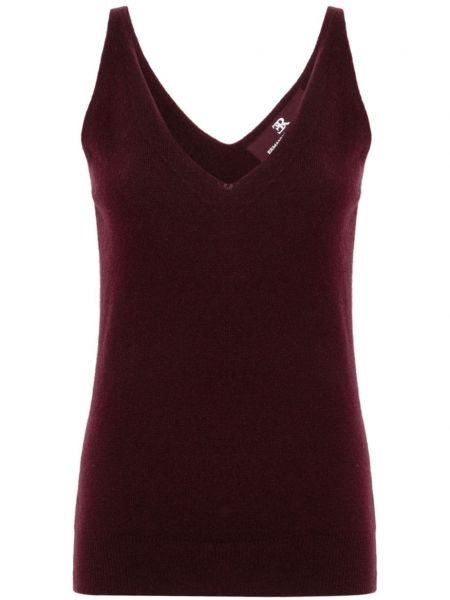 Strikket tanktop Ermanno Scervino lilla