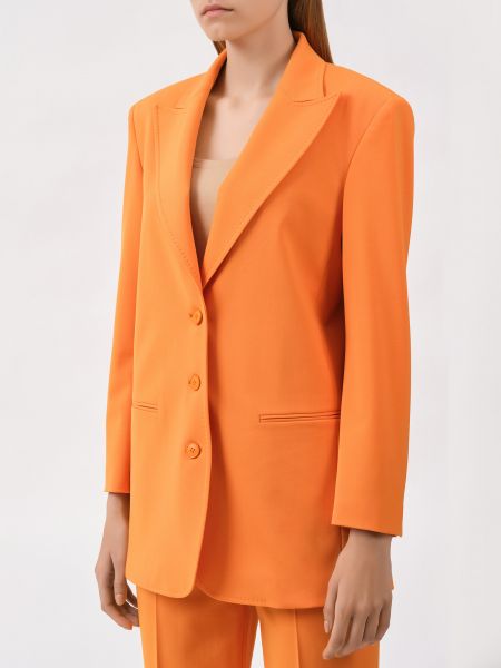 Пиджак Alberta Ferretti оранжевый