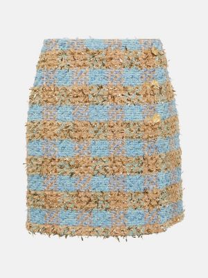 Tvídové mini sukně Nina Ricci