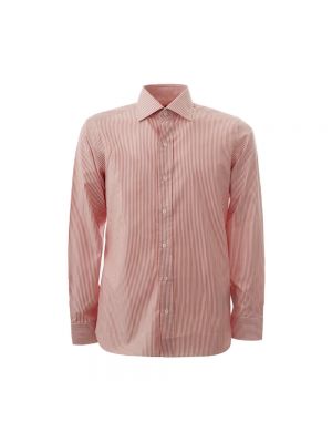 Koszula w paski Tom Ford różowa