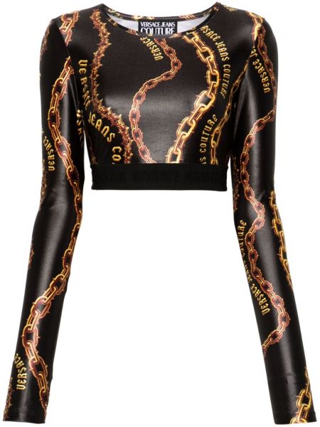 Crop top Versace Jeans Couture sort