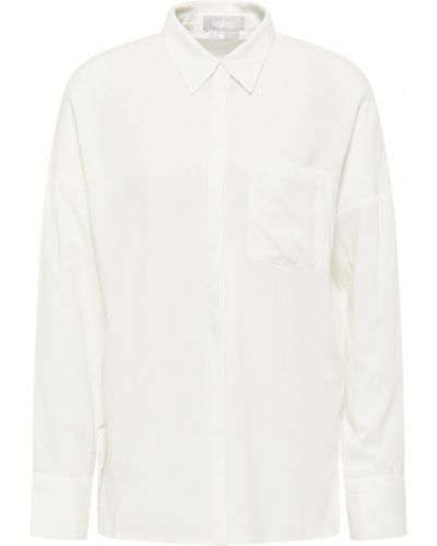 Bluză cu guler de lână Usha White Label alb