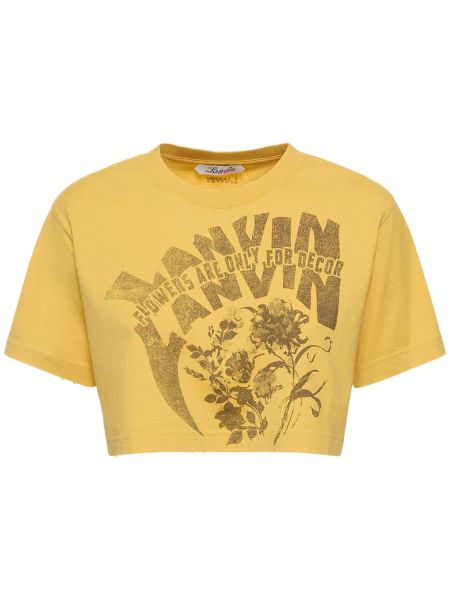 T-krekls ar apdruku ar īsām piedurknēm Lanvin