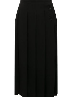 Плиссированная юбка Msgm черная