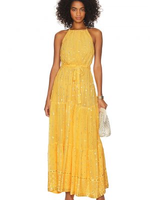 Платье-рубашка Sundress желтое