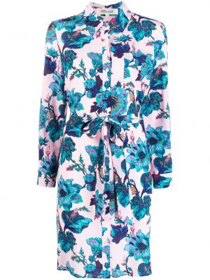 Midi obleka s cvetličnim vzorcem s potiskom Dvf Diane Von Furstenberg