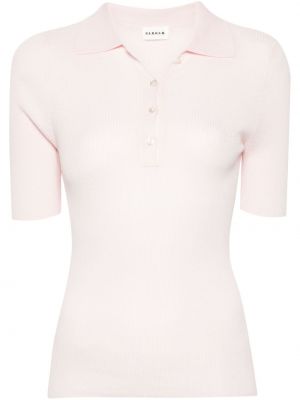 Pletena polo majica P.a.r.o.s.h. ružičasta