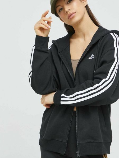 Bluza s kapuco Adidas črna