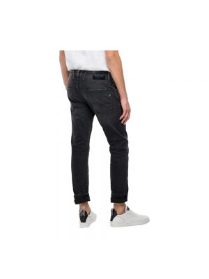 Slim fit skinny jeans Replay schwarz