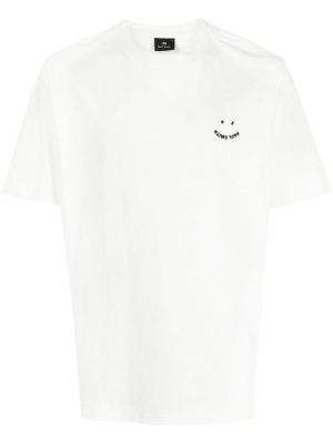 Βαμβακερή μπλούζα με κέντημα Ps Paul Smith