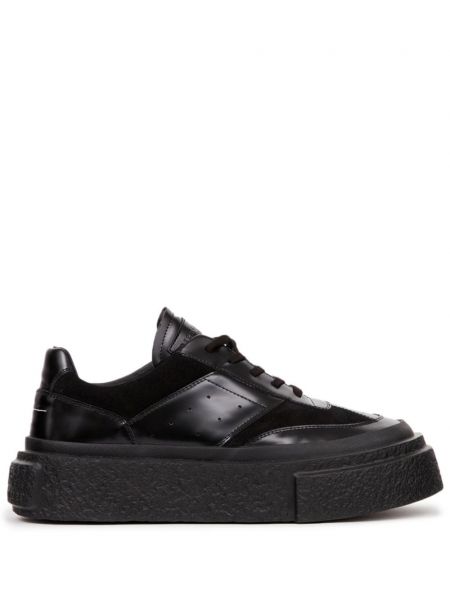 Rugan deri sneaker Mm6 Maison Margiela siyah