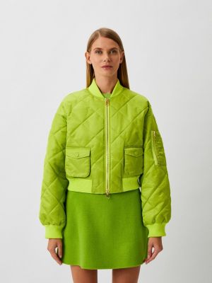 Утепленная куртка Max&co зеленая