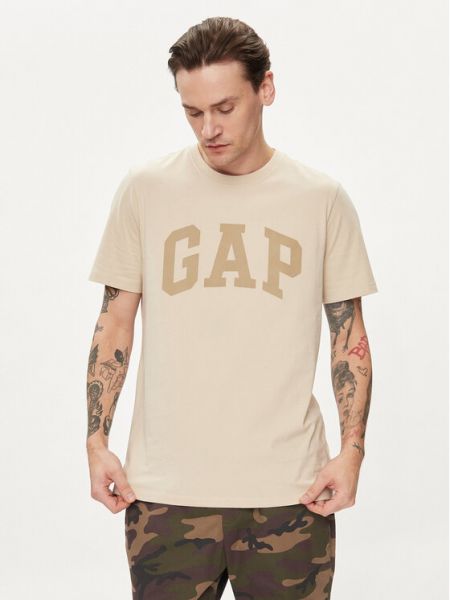 Тениска Gap бежово