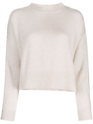 Sweter z kaszmiru N.peal różowy