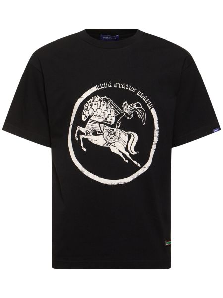 T-shirt con stampa Deva States nero