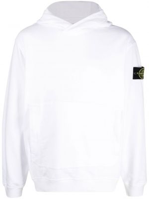 Hettegenser Stone Island hvit