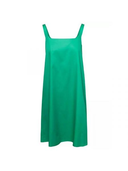 Платье мини с квадратным вырезом Douuod зеленое
