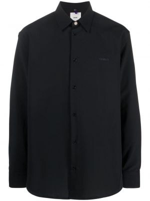 Košeľa s výšivkou Oamc čierna
