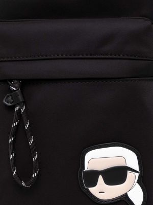 Batoh s aplikacemi Karl Lagerfeld černý