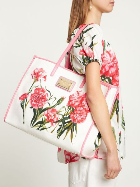 Nákupná taška Dolce & Gabbana ružová