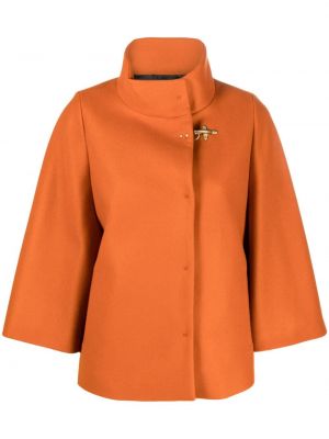 Vlnená bunda Fay oranžová
