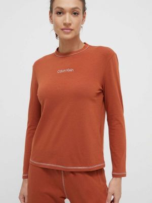 Pyžamo Calvin Klein Underwear oranžové