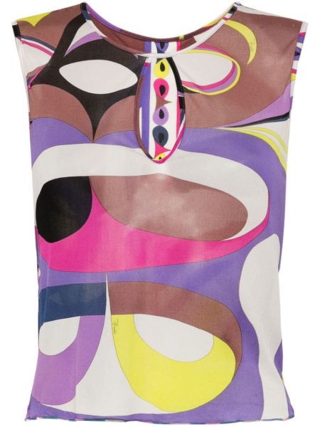 Top mit print Pucci Pre-owned lila