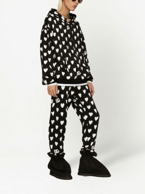Herzmuster hoodie mit print Dolce & Gabbana