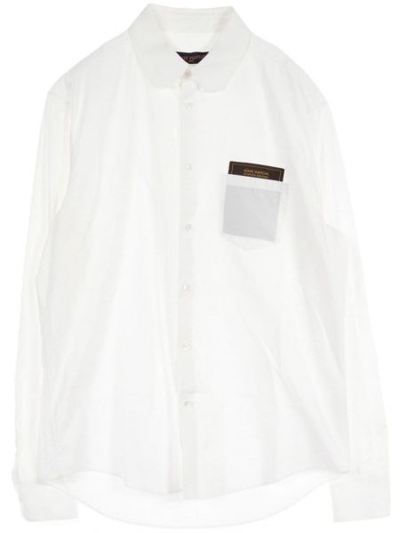 Βαμβακερό πουκάμισο Louis Vuitton Pre-owned λευκό