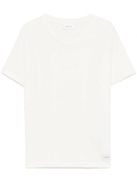 T-shirt Saint Laurent hvid