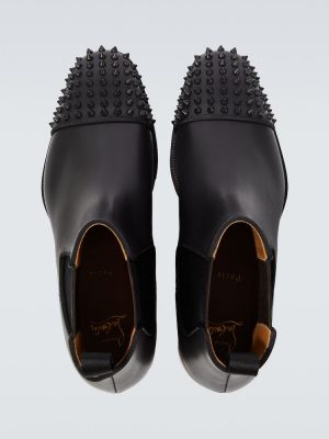 Δερμάτινα μπότες chelsea Christian Louboutin μαύρο