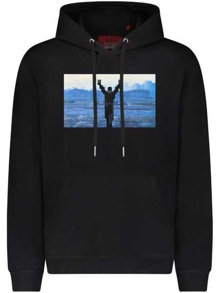 Hoodie Mostly Heard Rarely Seen 8-bit siyah