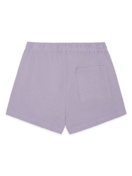 Shorts brodeés Sporty & Rich violet