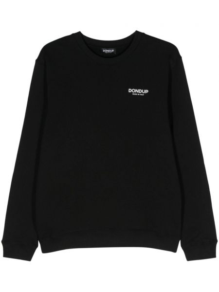 Sweatshirt aus baumwoll mit print Dondup schwarz