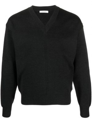 Плетен пуловер с v-образно деколте Lemaire